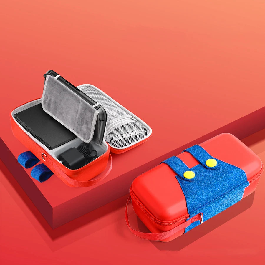 New  For Switch 2 Storage Bag with OLED Protective Cover, Large Capacity Portable Hard Shell Bracket Bag