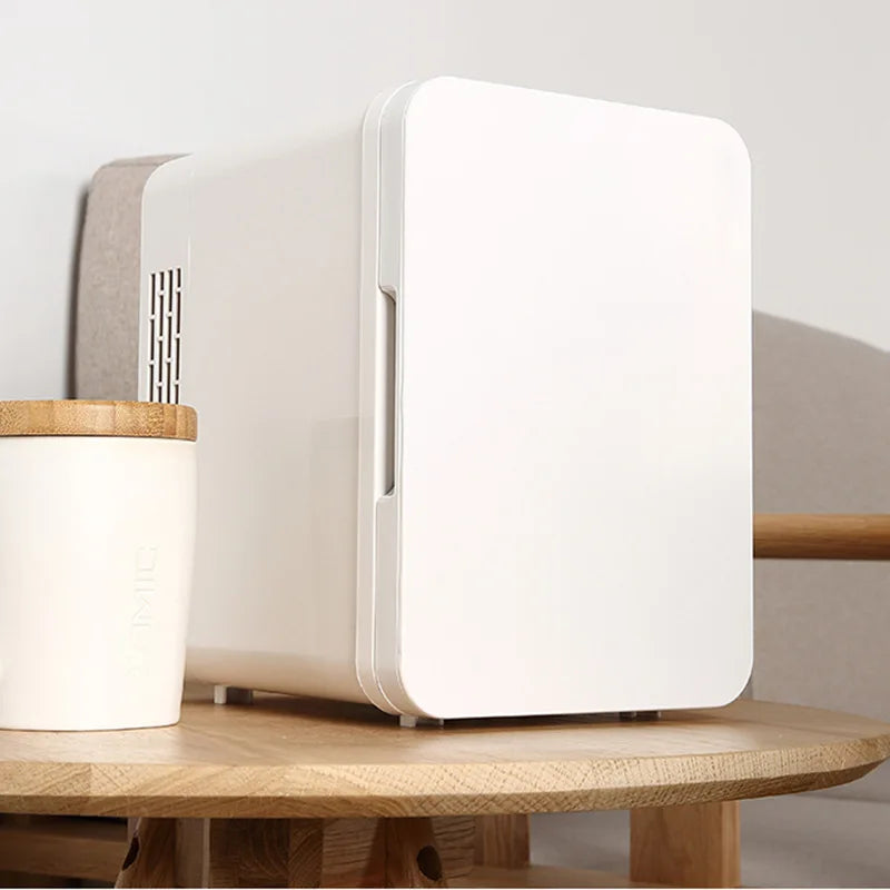 4L Home Freezer Portable Small Mini Cosmetic Beauty Makeup Black Portable Vehicle For Heating And Cooling Purposes Simple Door