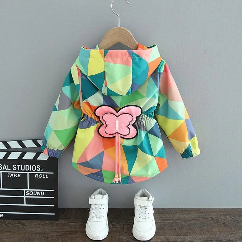 Fashion Dogs Baby Boys Jackets Casual Hooded Zipper Kids Windbreaker Coat Cartoon Boys Outerwear 1 2 3 4 5 6 Years Kids Clothes