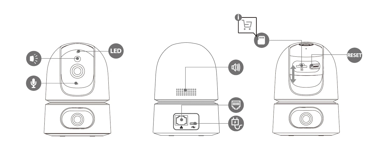 IMOU Ranger Dual PTZ WiFi Camera Dual Lens Home Indoor CCTV Surveillance Camera Auto Tracking Security Protection Baby Monitor