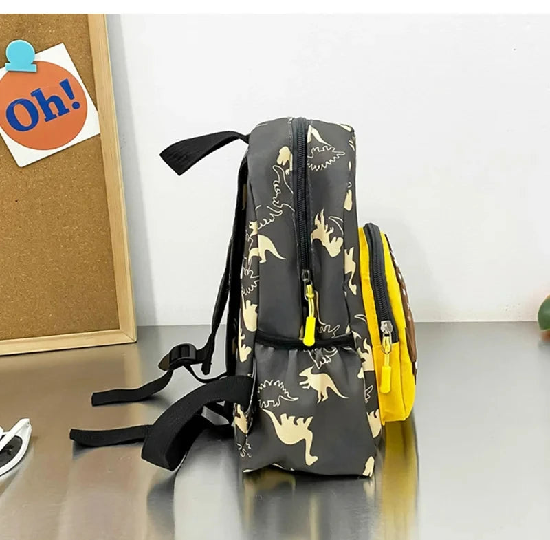 Kindergarten Backpack for Boys Fashion Dinosaur School Backpacks Cartoon Print Casual Kids School Bag Girls Schoolbags 3-8 Years