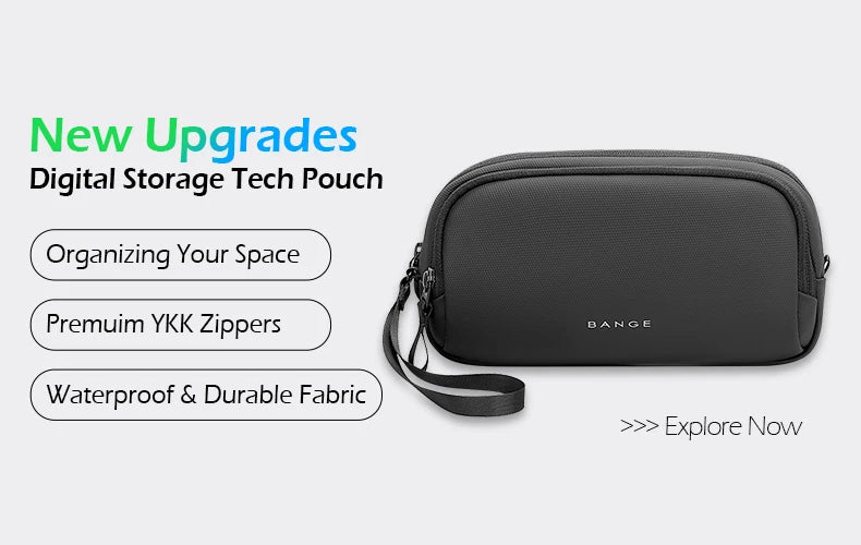 BANGE Expandable Men's Backpack Waterproof 17.3 in Laptop Backpack Man Large Capacity Hiking Travel Bag Male Backpacks for Men