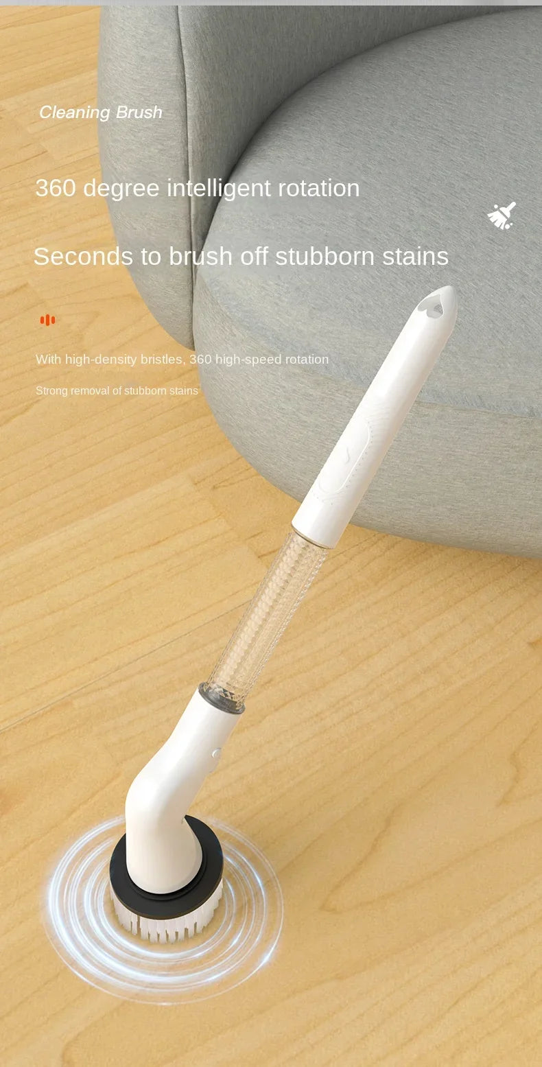 New Style Electric Cleaning Brush 5 in 1 Electric Multi-functional Home USB Automatic Cleaning Brush for Kitchen & Bathroom