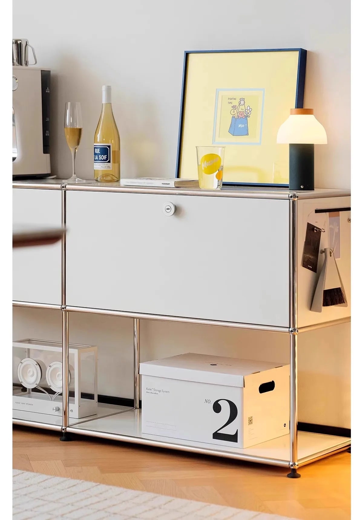 Cabinet for living room Storage locker drawer type storage Bedroom chest of drawers Organizer furniture Dual cabinet combination