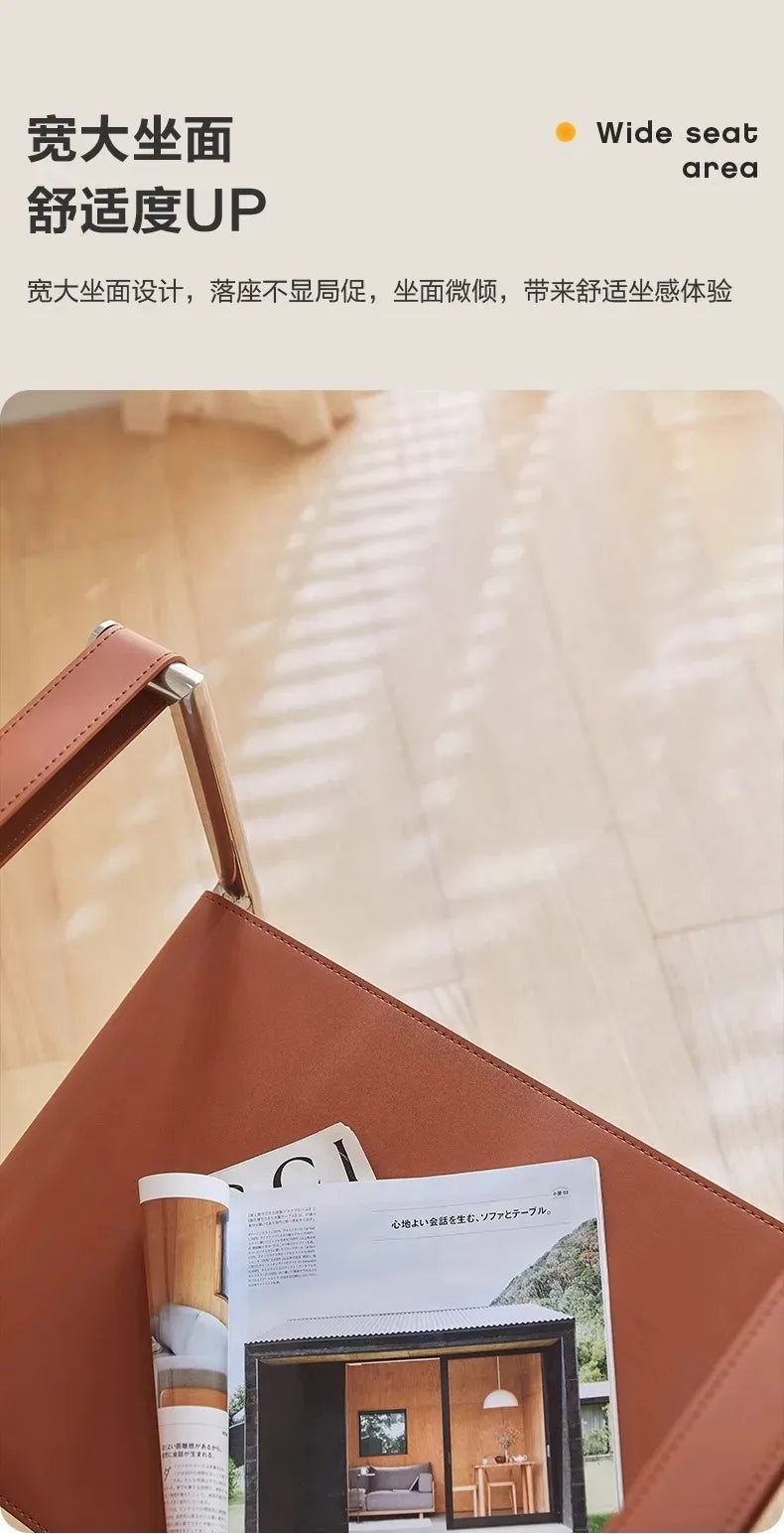 Le Corbusier Italian Style Single Sofa Chair Designer Vintage Single Chair Stainless Steel Leisure Chair