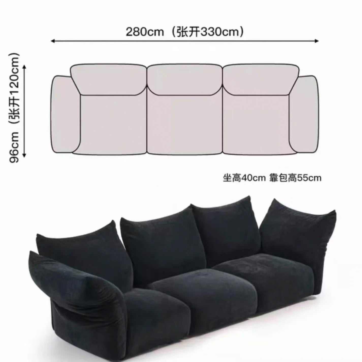 Minimalist Black Living Room Sofas Oversized Japanese Individual Living Room Sofas Lounges Lazy Divano Soggiorno Home Furniture