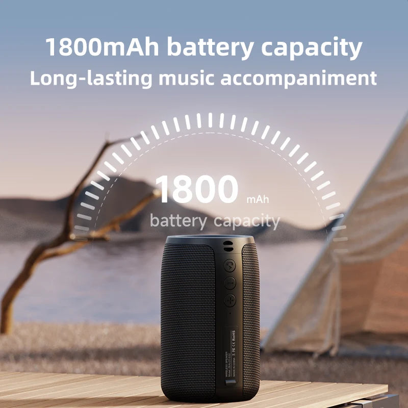 ZEALOT-S32 Mini Portable Bluetooth Speaker HIFI Subwoofer Wireless Speaker with fm Radio Column Support TF, TWS, USB