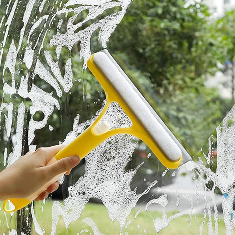 Car Scraper Window Cleaner Wiper Muitifunctional Glass Brush Silicone Squeegee for Car Household Cleaning Tools