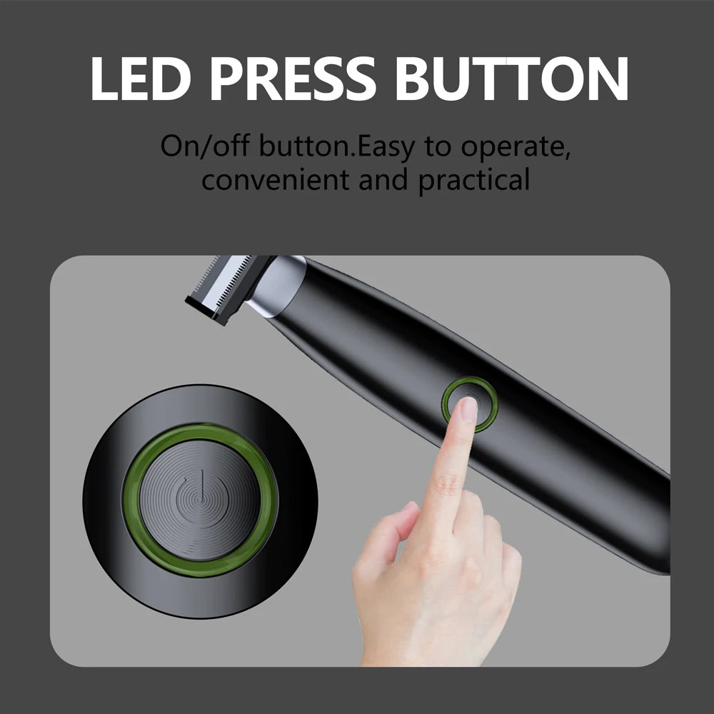 HTC Electric Shaver One Blade USB Rechargeable Electric Beard Trimmer Washable Safety Face Razor Shaving Machine for Men