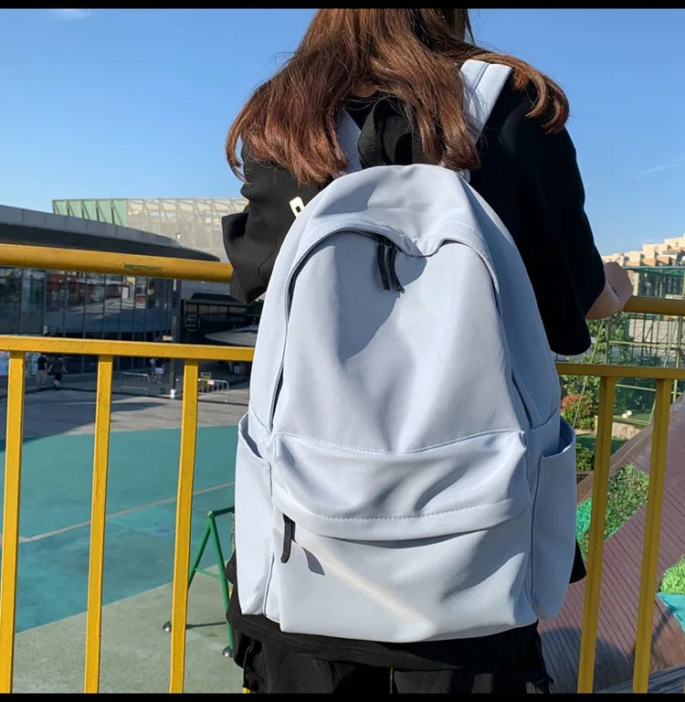 Shoulder Bag Backpacks Schoolgirl Versatile Backpack Large Capacity Waterproof Travel Bag Washable Nylon Computer Bag Unisex