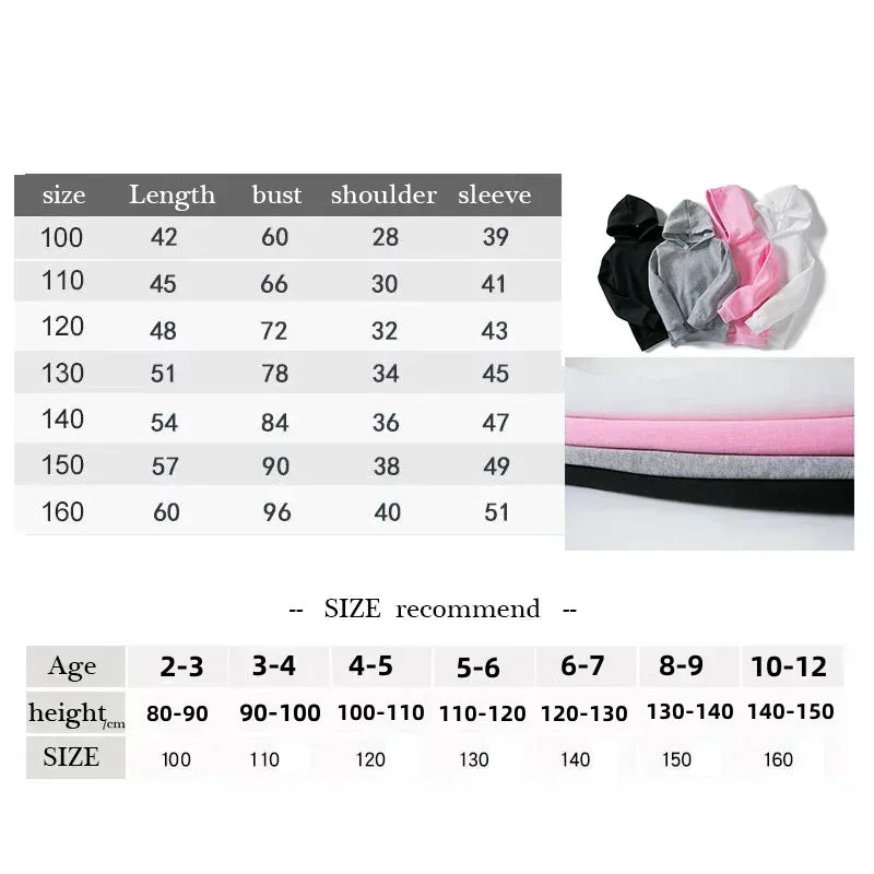 Cheap Popular Simple Stitch Long Sleeve Boy Girl Casual Wear Fun Graphics Everyday Style Energetic Spring Fall Sweatshirt Set