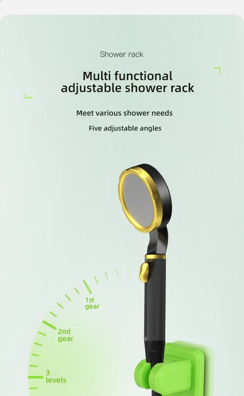 Portable Outdoor Camping Shower Set Waterproof with Digital Display Rechargeable Electric Shower Pump Hiking Travel Pet Watering