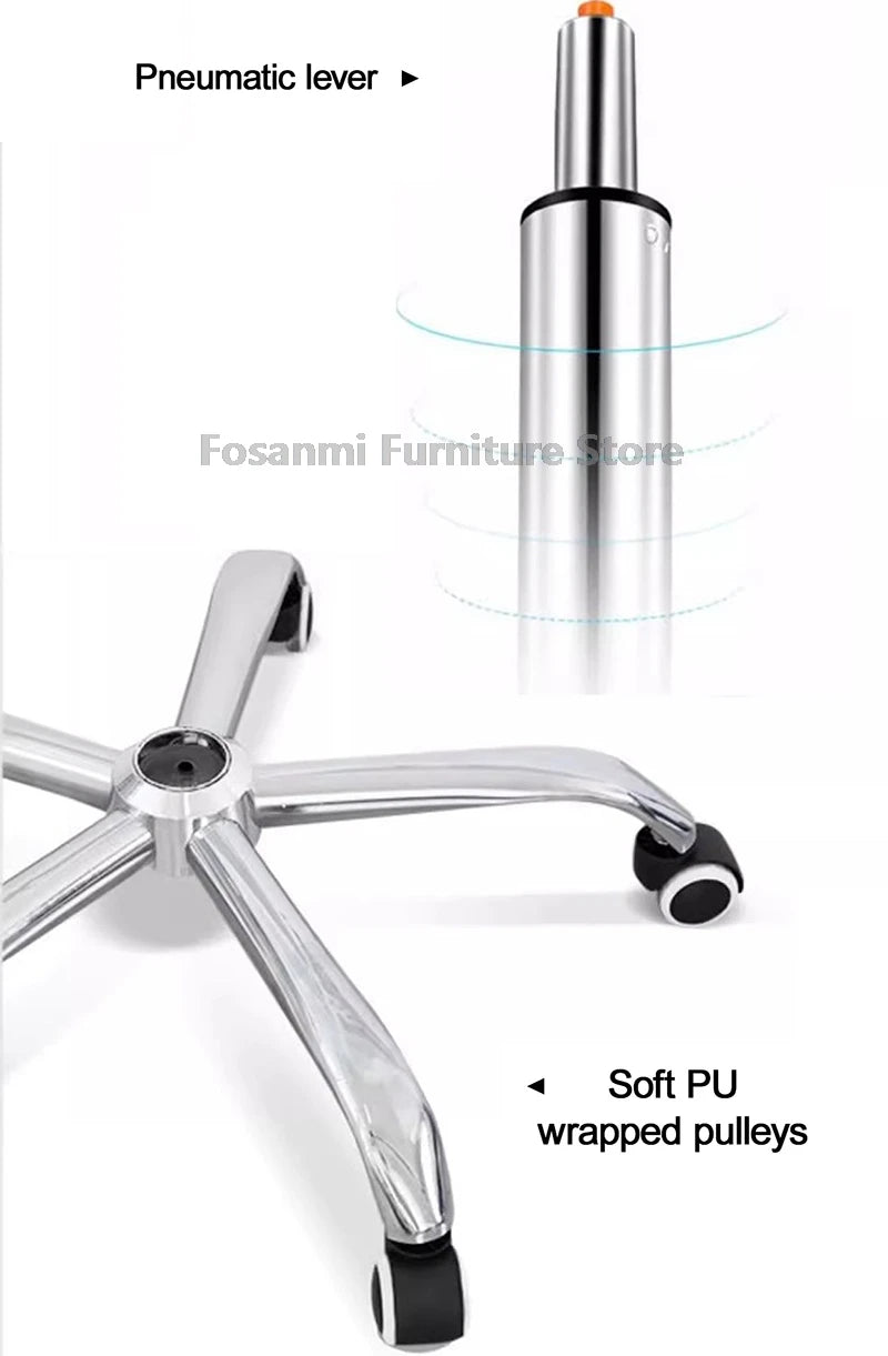 Soft Cloth Wide Fixed Armrests Home Gaming Desk Chair Leather Thick Ergonomic Office Chair Adjustable Gamer Computer Sofa Chairs