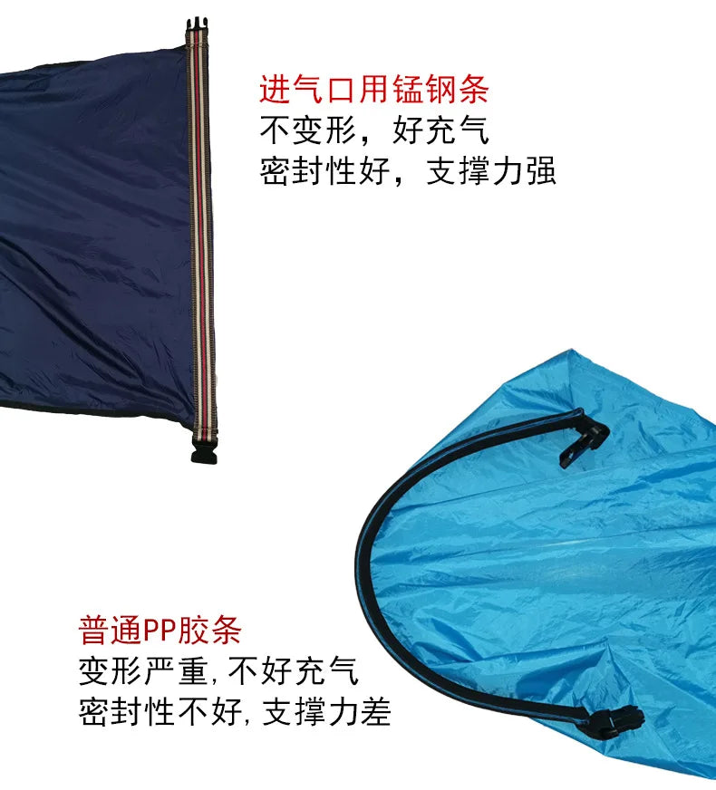 Lazy Inflatable Sofa Outdoor Portable Automatic Fast Inflatable Bed Camping Picnic Air Cushion Bed Anti-rollover