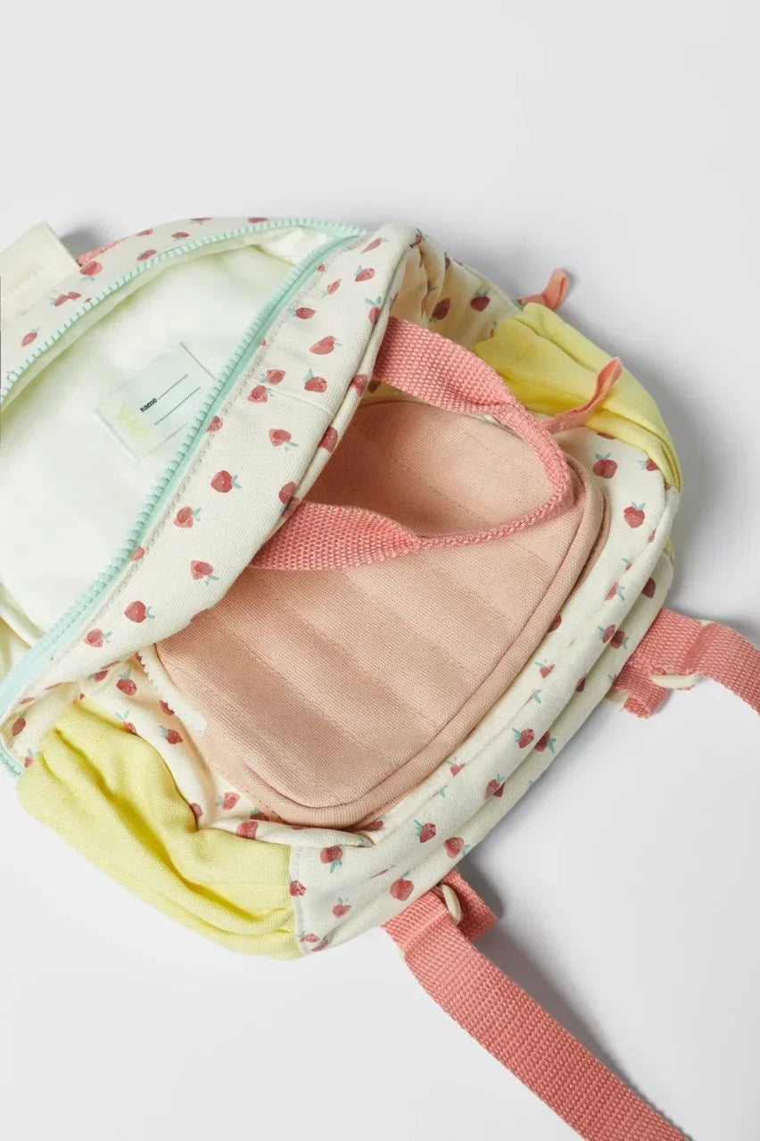 2025 Cartoon Print Floral Kids Backpack for Girls Boys School Bags Kid Bag Backpacks for Kids for School  Cute Backpack