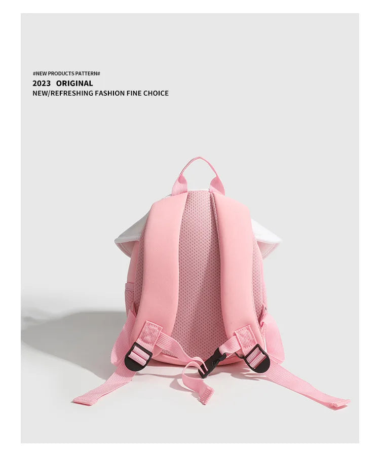 2024 New Design Toddler Girls Backpack Mini Cute Mushroom Backpack Popular Children Backpack in Kindergarten Kids Bag for Girls