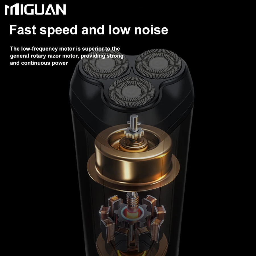 Electric shaver, rechargeable mini portable shaver, intelligent floating shaver, the choice of gift for men, Father's Day Gift