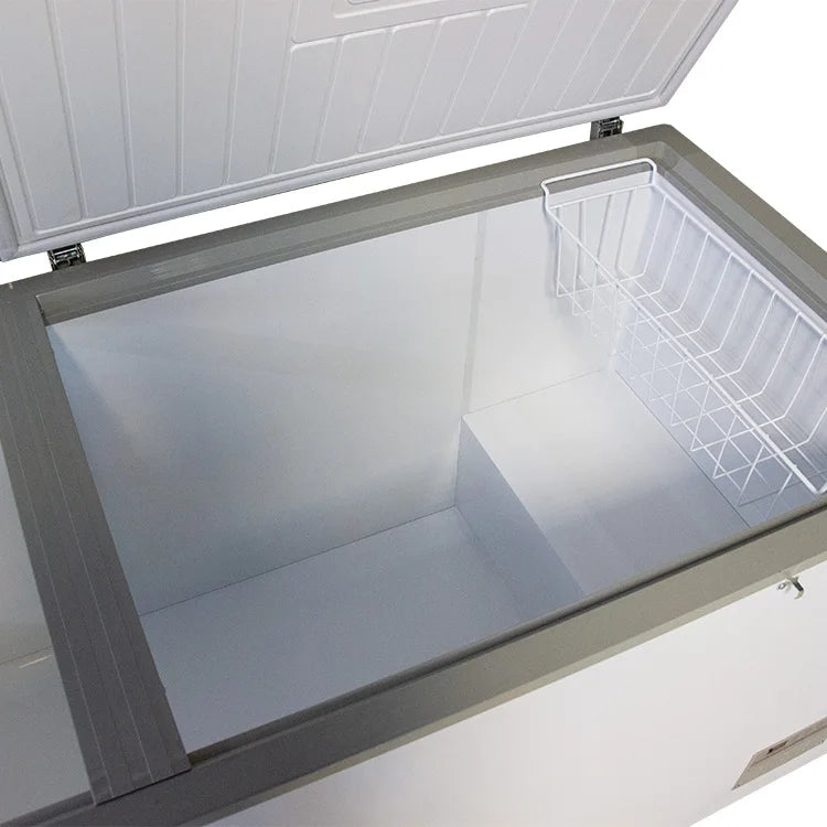 Commercial Top Opening Glass Door Fridge Kitchen Equipment Deep Freezer Refrigerator 2025