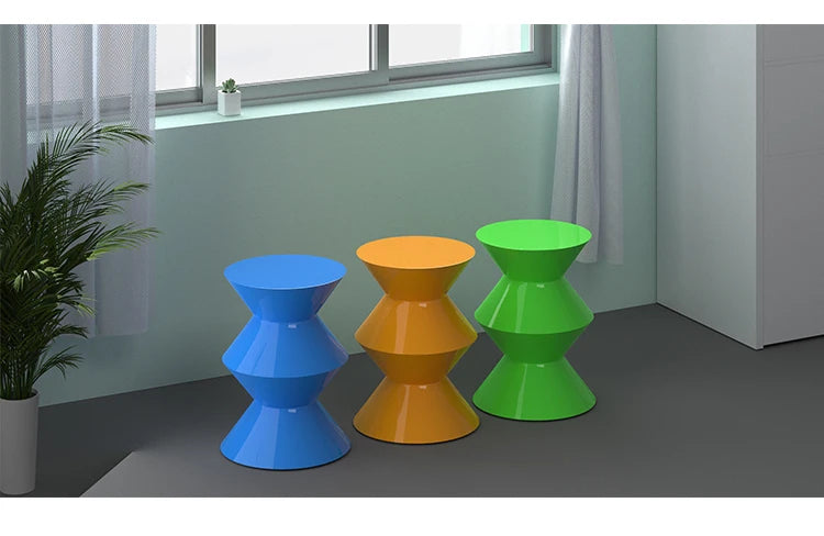 nordic Designer side stool coffee table  Small Round bed side table living room