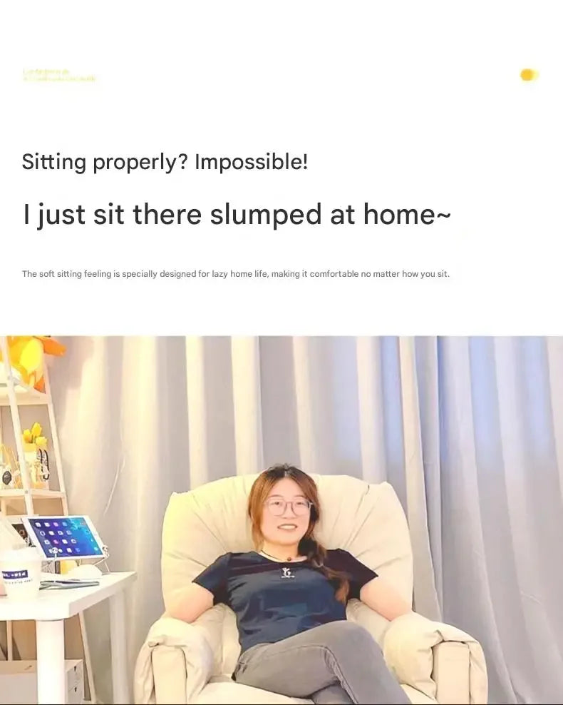 Salon Lazy Office Chair Modern Ergonomic Luxury Executive Office Chair Relaxing Reading Wheels Mobilya Lounge Suite Furniture