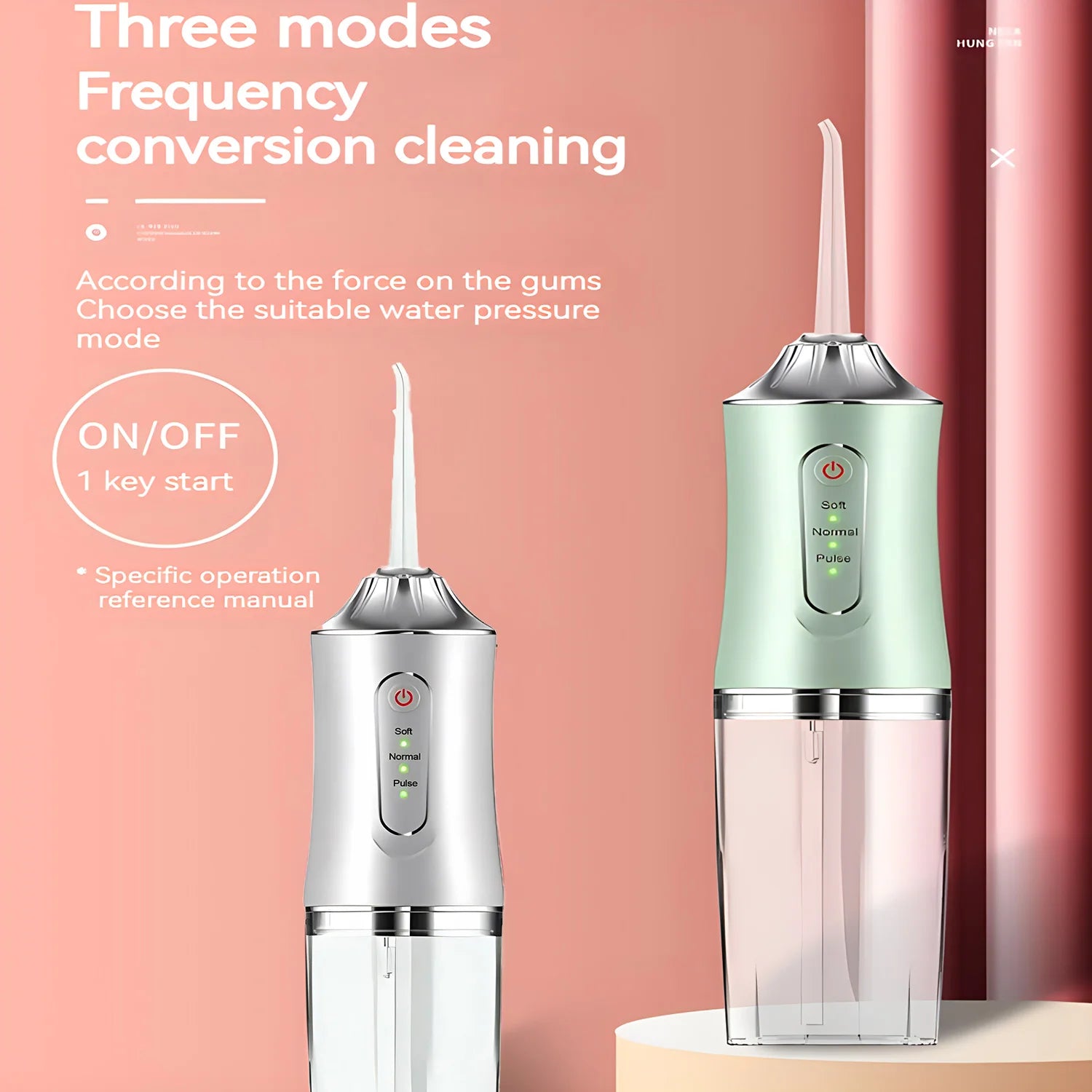 Smart Electric Dental Water Flosser Oral Irrigator Portable Dental Bed Sprinkler Jet Toothpick Mouth Washing Machine