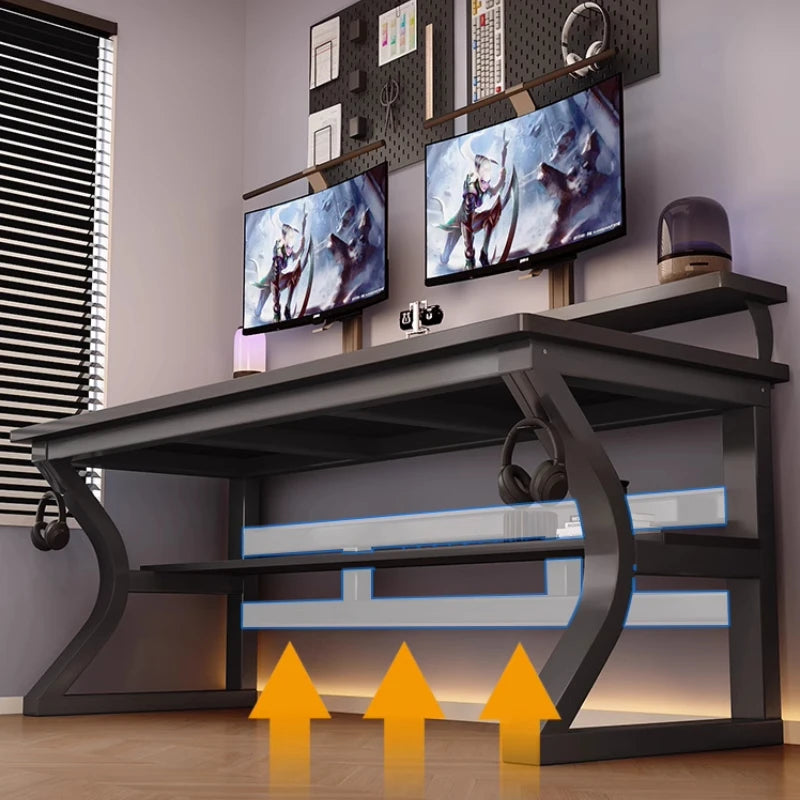 Wooden Designer Modern Office Desks Luxury Home Writing Large Laptop Computer Desks Gaming Standing Escritorio Furniture