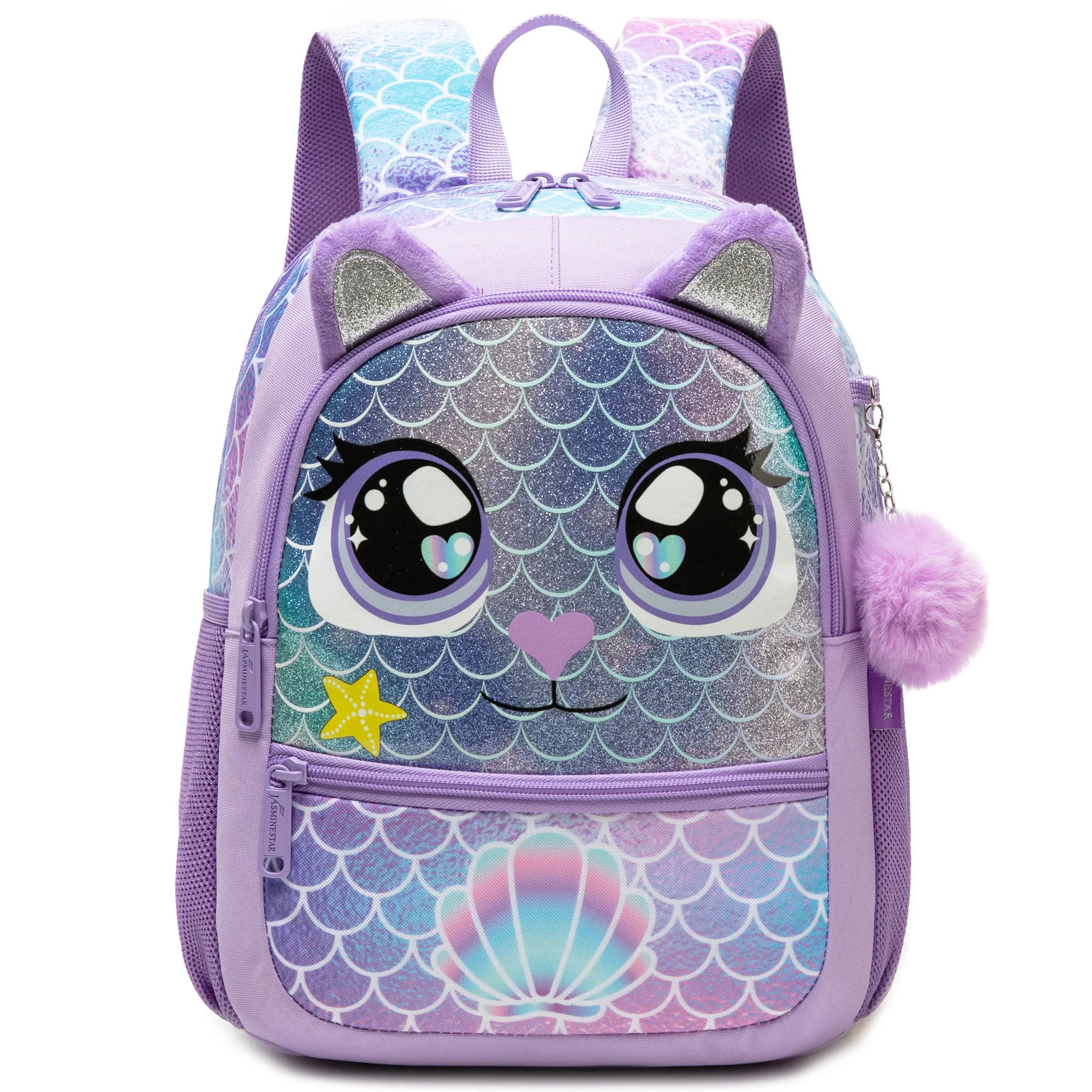 1pc Cute 13 Inch Animal Backpack Kindergarten Outdoor Sports Little Girl With Small Pendant