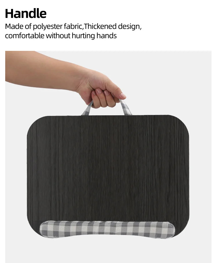 MUMUCC Lazy Laptop Table with Cushions and Slots, Multifunctional  Mini Pillow Table, Portable Room Desk, Office Lumbar Support