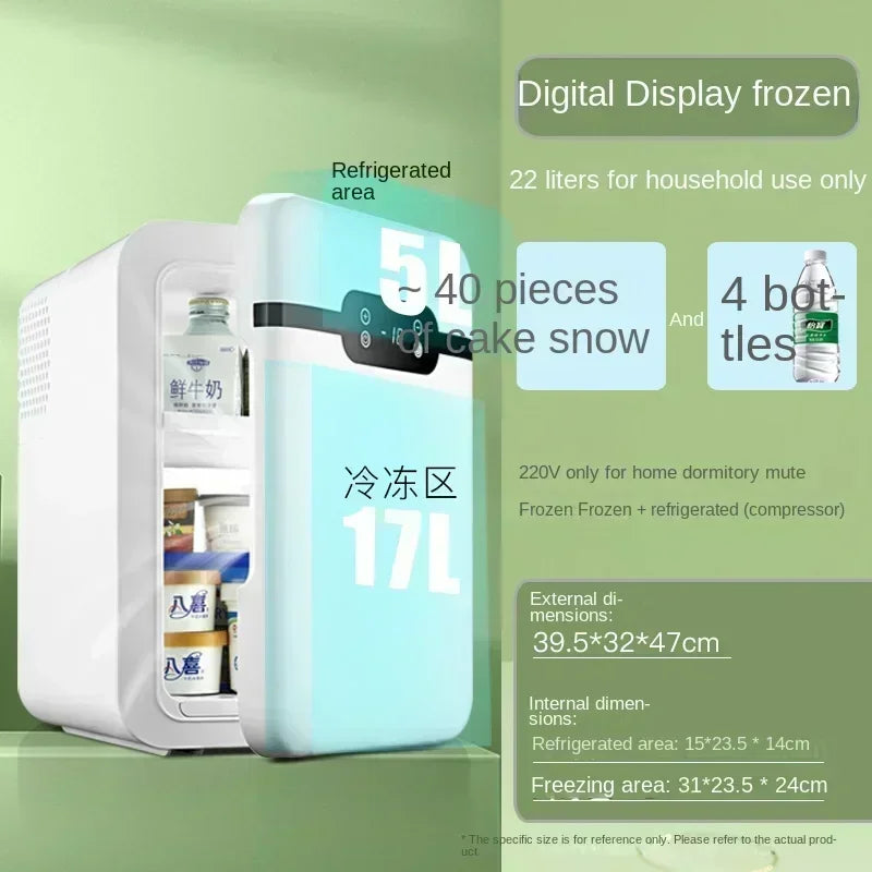 220V EOS Mini Compact Refrigerator for Bedroom, Dorm Room, Office and Travel CAB