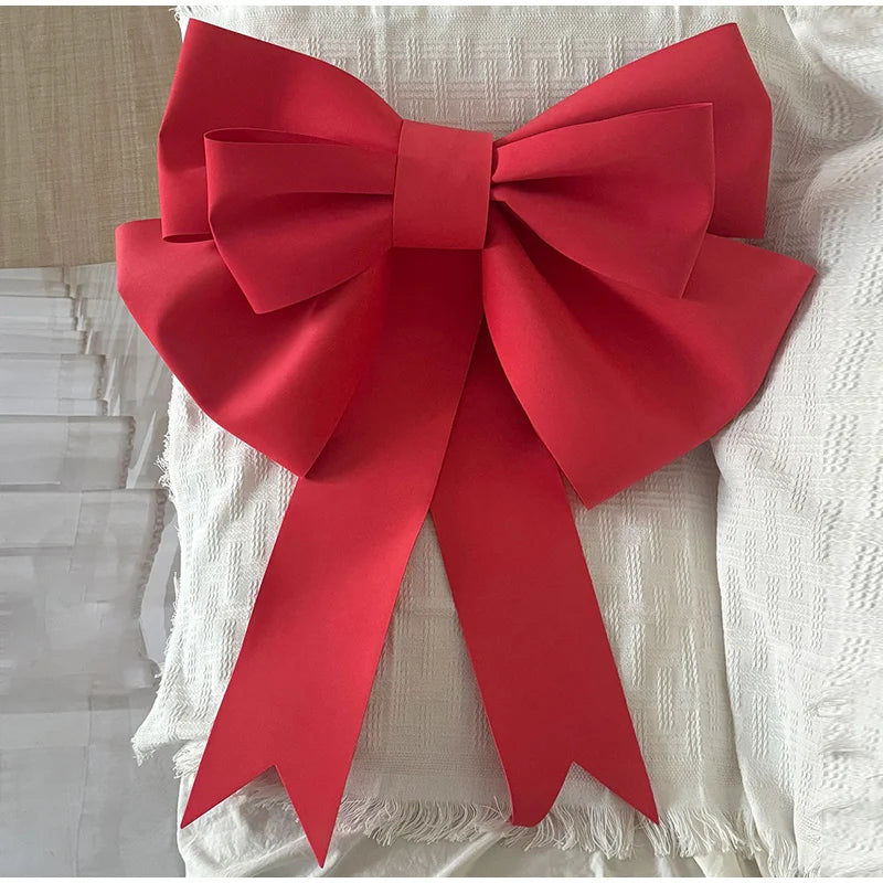 Big Giant Bow Christmas Decorations Xmas Tree DIY Material Birthday Party Wedding Display Front Door Home Decor Unfinished Kit