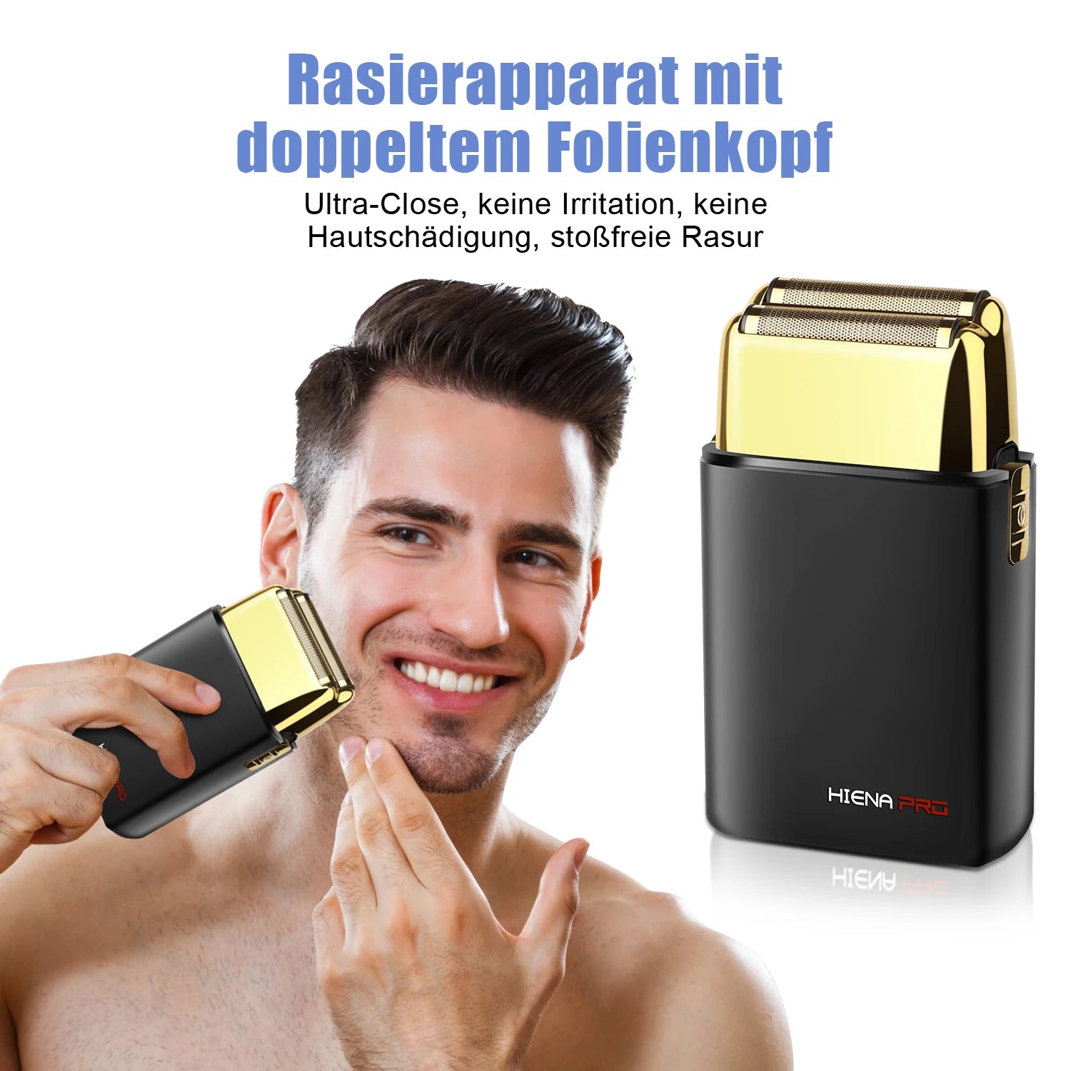 HIENA Electric shaving machine professional barber machines timmer machine men shaving razor man head mini electric shaver body