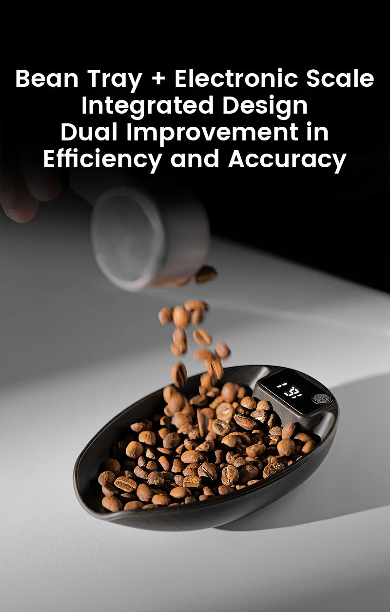 HW-3BOMEBR Coffee Bean Scale and Spray Bottle Kit Espresso Scale 0.1g Precision Mini Coffee Scale ABS Digital Kitchen Scale