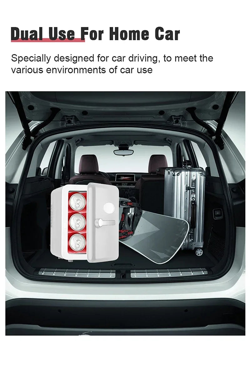 4L Mini Multifunction Refrigerator Cosmetics Mask Beverage Dormitory Refrigerators Cooler Warmer Beauty  Fridge for Car Home
