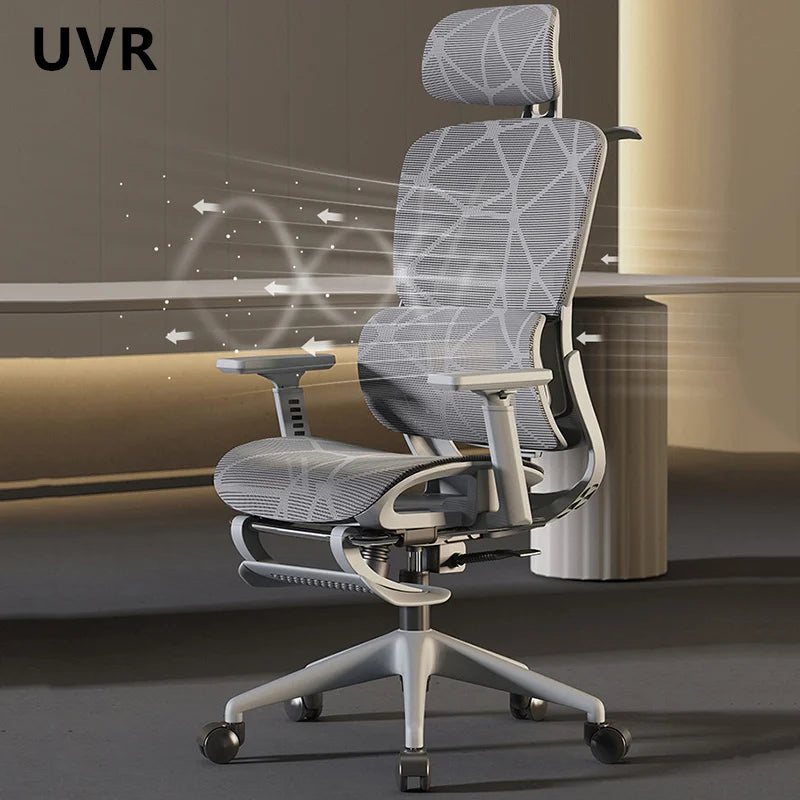 UVR Mesh Office Chair Ergonomic Design Armchair Sitting Comfort Reclining Boss Chair Lift Adjustable Gaming Computer Chair