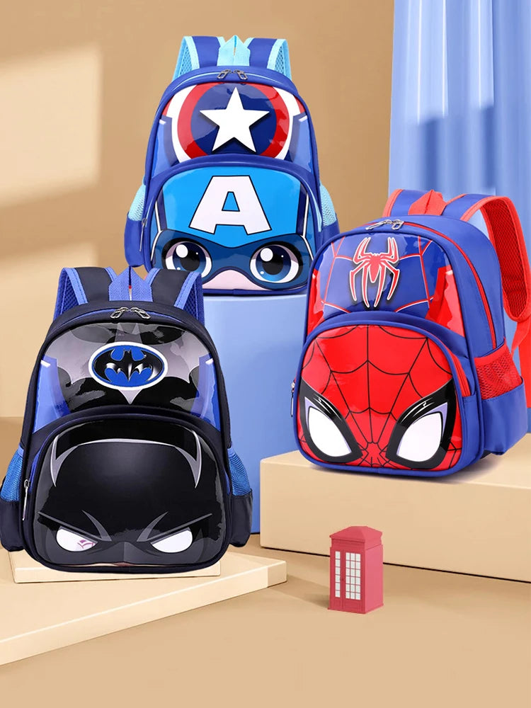 New Disney Waterproof Backpack 3D Multi-pocket Cute In Primary Schoolbag For Boys Book Bag Casual Travel Backpack