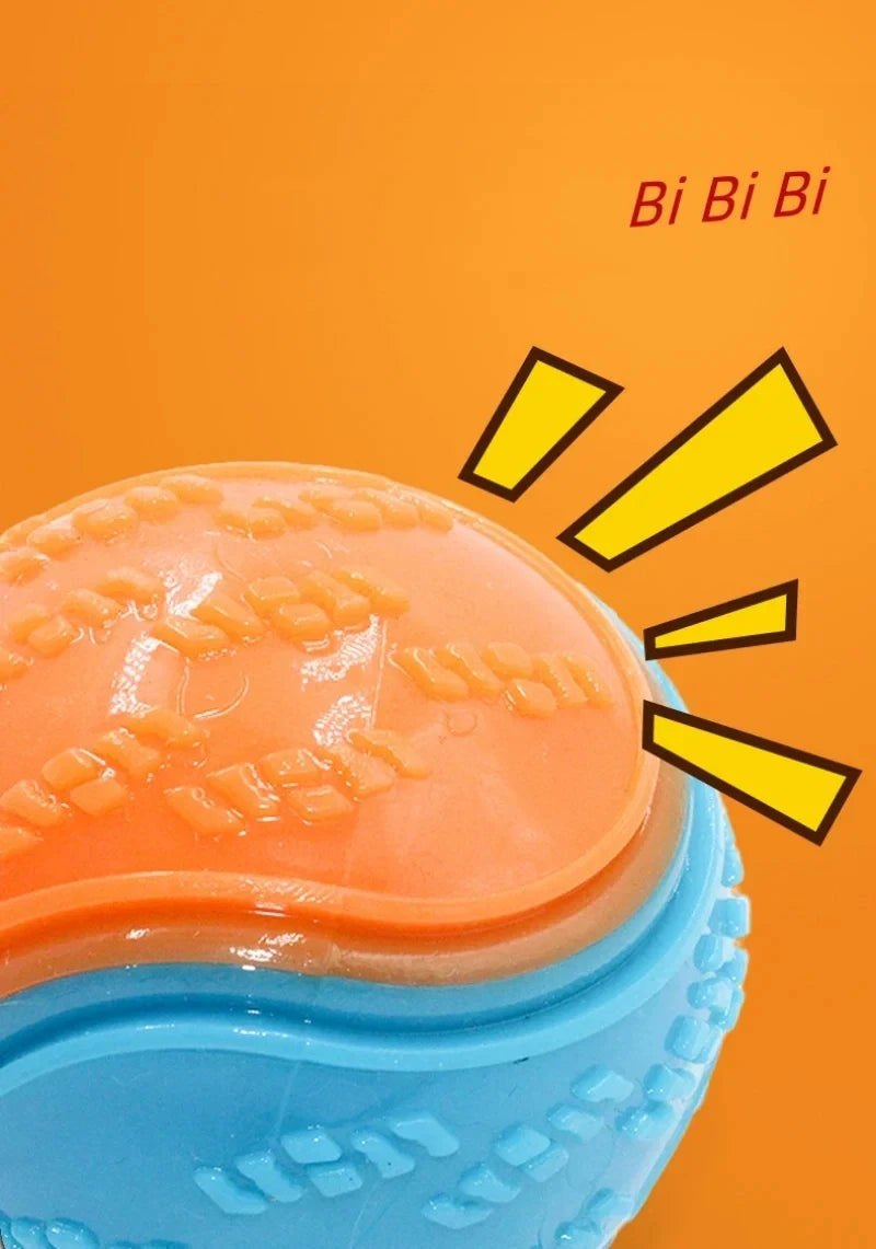 Dogs Chew Ball Interactive Toys Soft TPR Toys for Dog Pet Teeth Cleaning Bite Resistance Squeaky Dog Ball Toy Pet Products