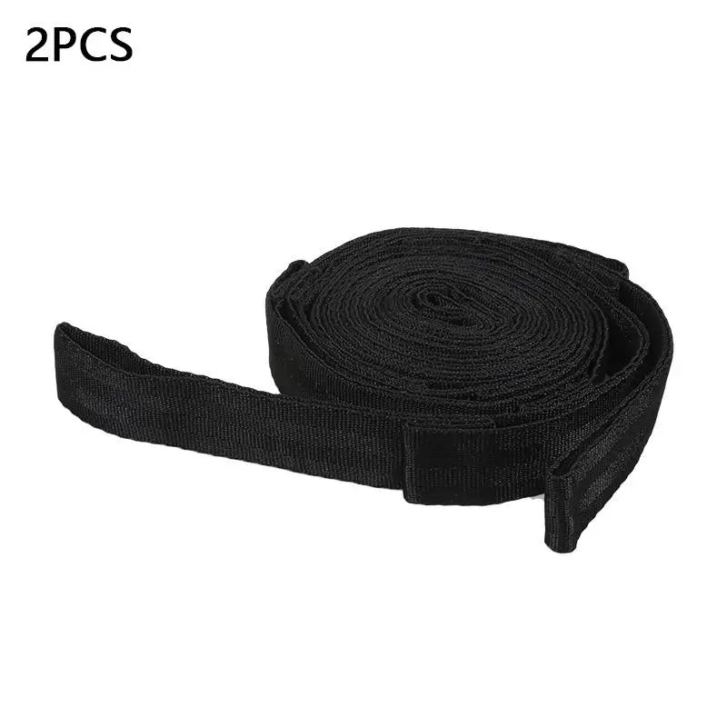 2Pcs High Bearing Capacity Hammock Straps 600lbs Breaking Strength Polyester Hammock Belt Rope 5 Ring Correias De Poliéster