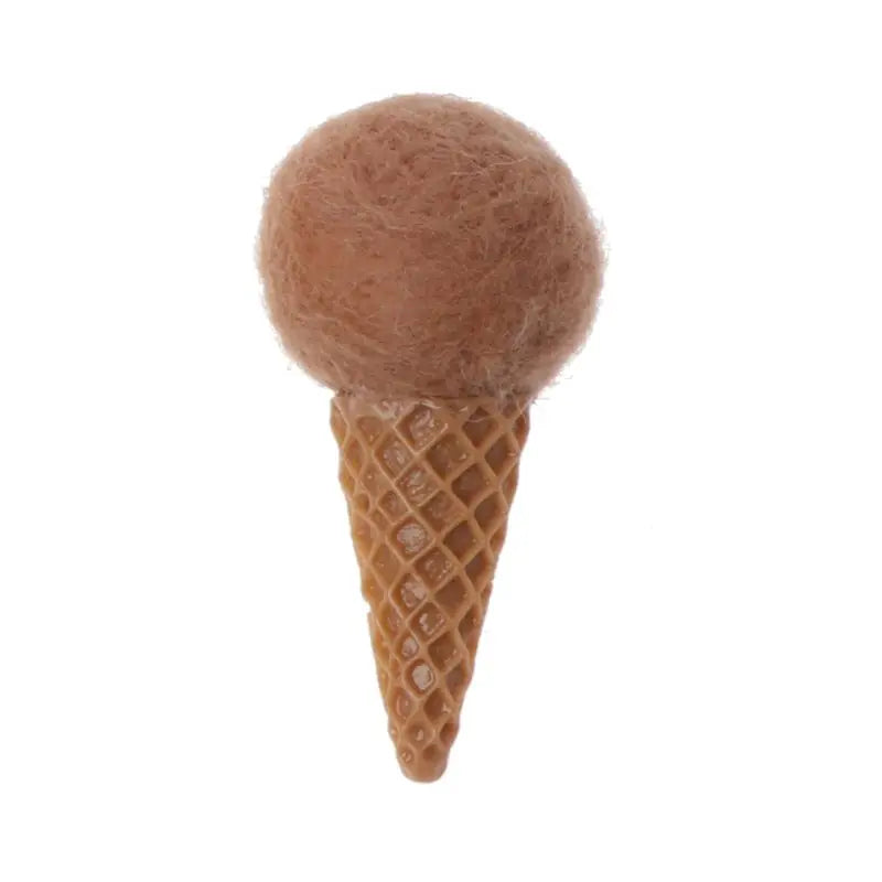 Newborn Felt Ice Cream Props Tiny Baby Girl Boy Photo Shoot Handmade Felt Photography Props Accessories