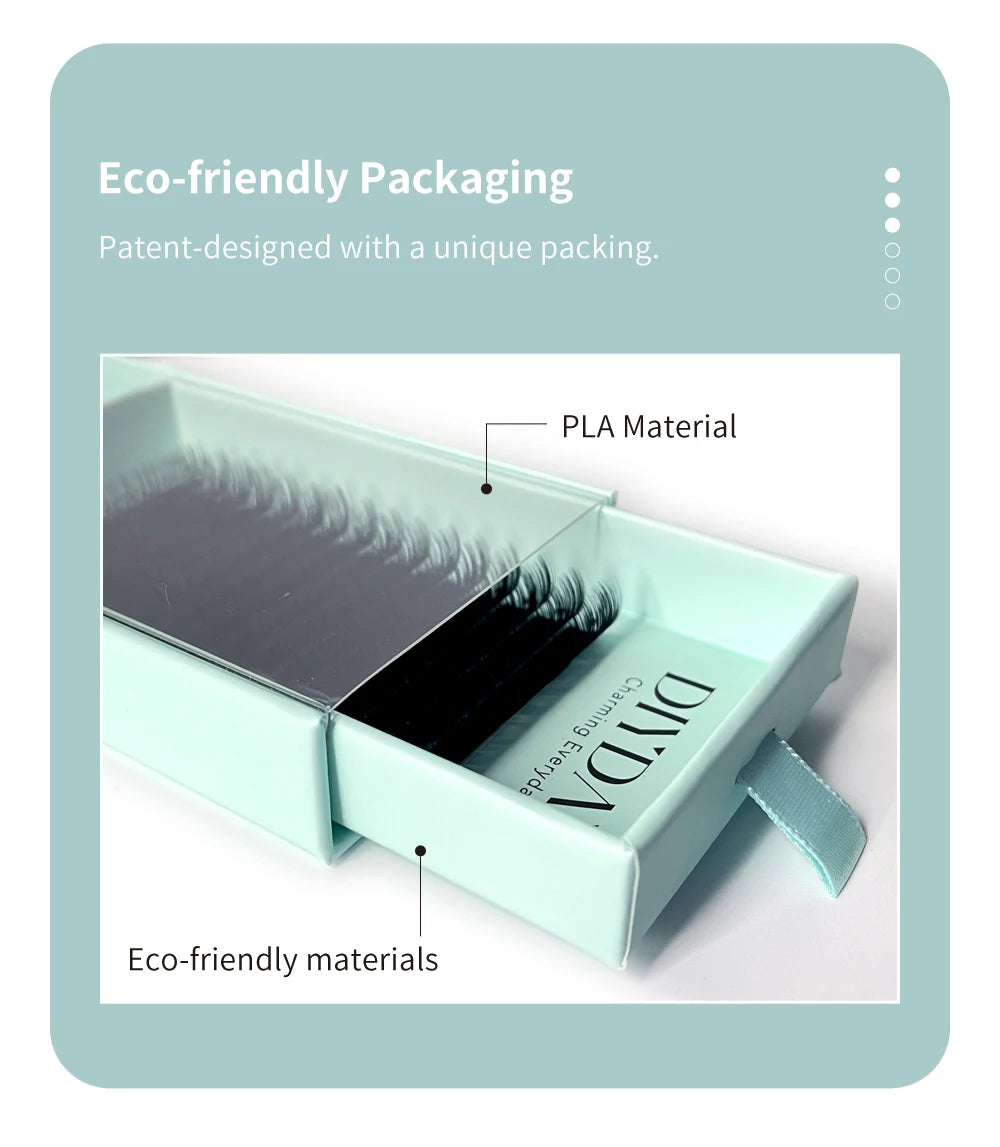 DIYDAY 16Rows Mink Lashes Individual Natural False Eyelashes B C CC D DD Curl Eyelash Extension Supplies for Makeup