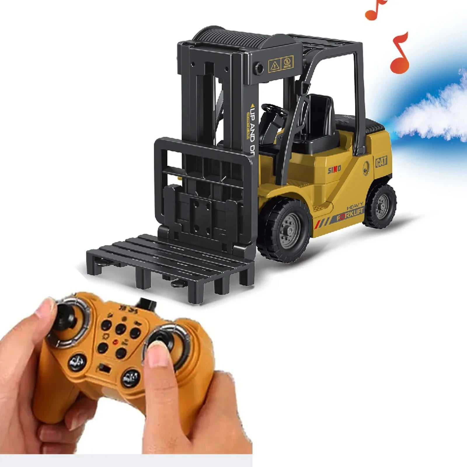 Trucks Forklift 2.4G Children Toys Remote Control Cars Toys for Boys Cranes Liftable Stunt Car Electric Vehicle for Kids Gift