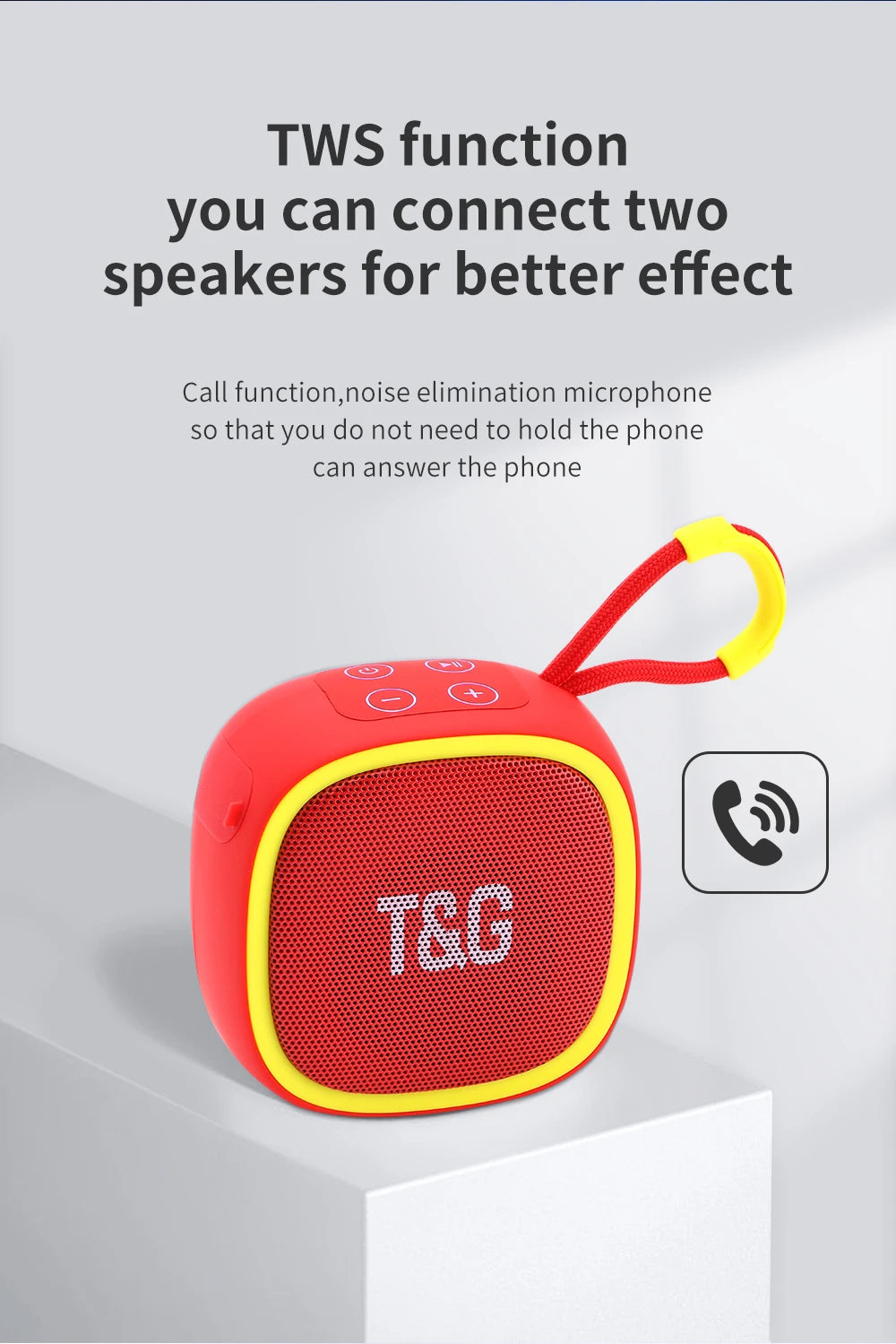 Bluetooth Speaker TG659 Mini Portable Wireless Powerful Speakers TWS BT 5.3 Sound Box HIFI Loudspeaker Supports TF Card Radio