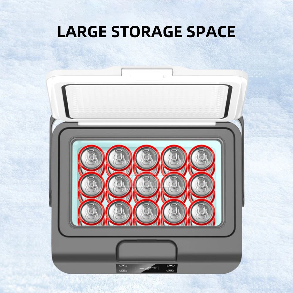 15L Small Car Refrigerator 24V12V Digital Display Portable Fridge Freezer for Vehicle 15L-B