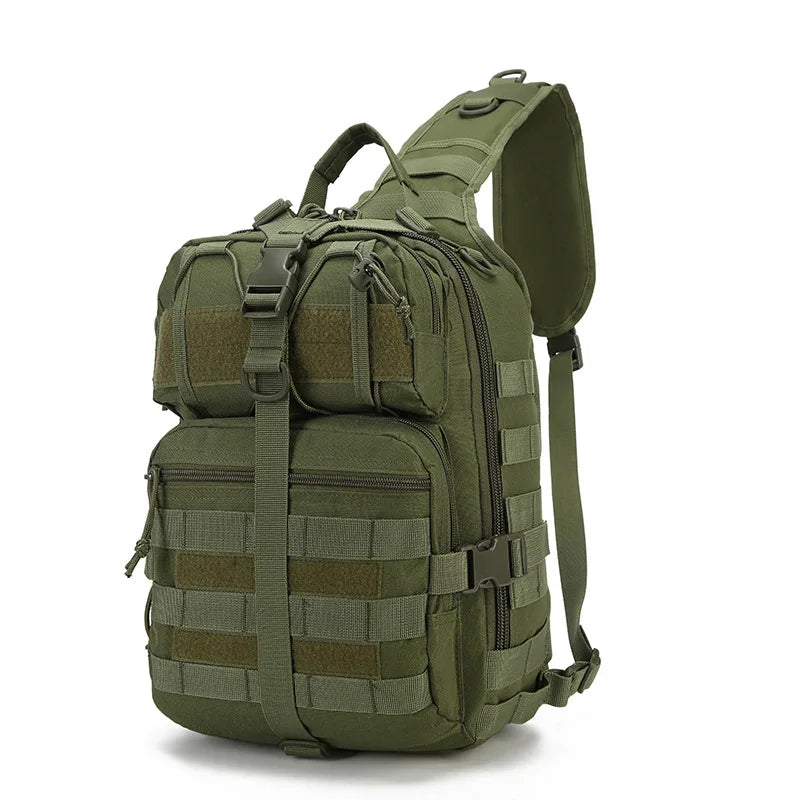 Tactical Military Sling Bag Men Small Sling Rover Range Shoulder Bag Molle Outdoor Camping Hiking Daypack Hunting Crossbody Pack