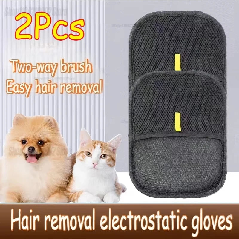Pet Electrostatic Hair Removal Gloves Cat Brush Adhesive Comb Washing Grooming Tool  Pet Products Grooming Cats  Cat Supplies