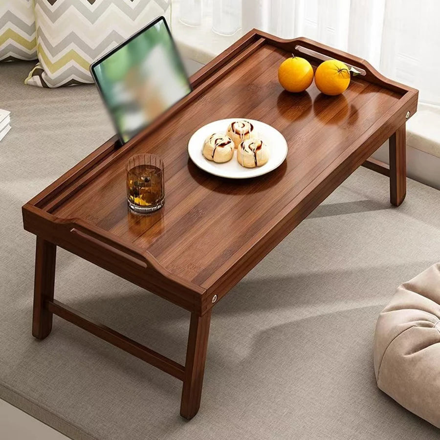 Table Dessert Folding Tray Bedroom Breakfast Tray Desk Office Tea Tray Multifunctional Reading Rack Floor Computer Desk Board