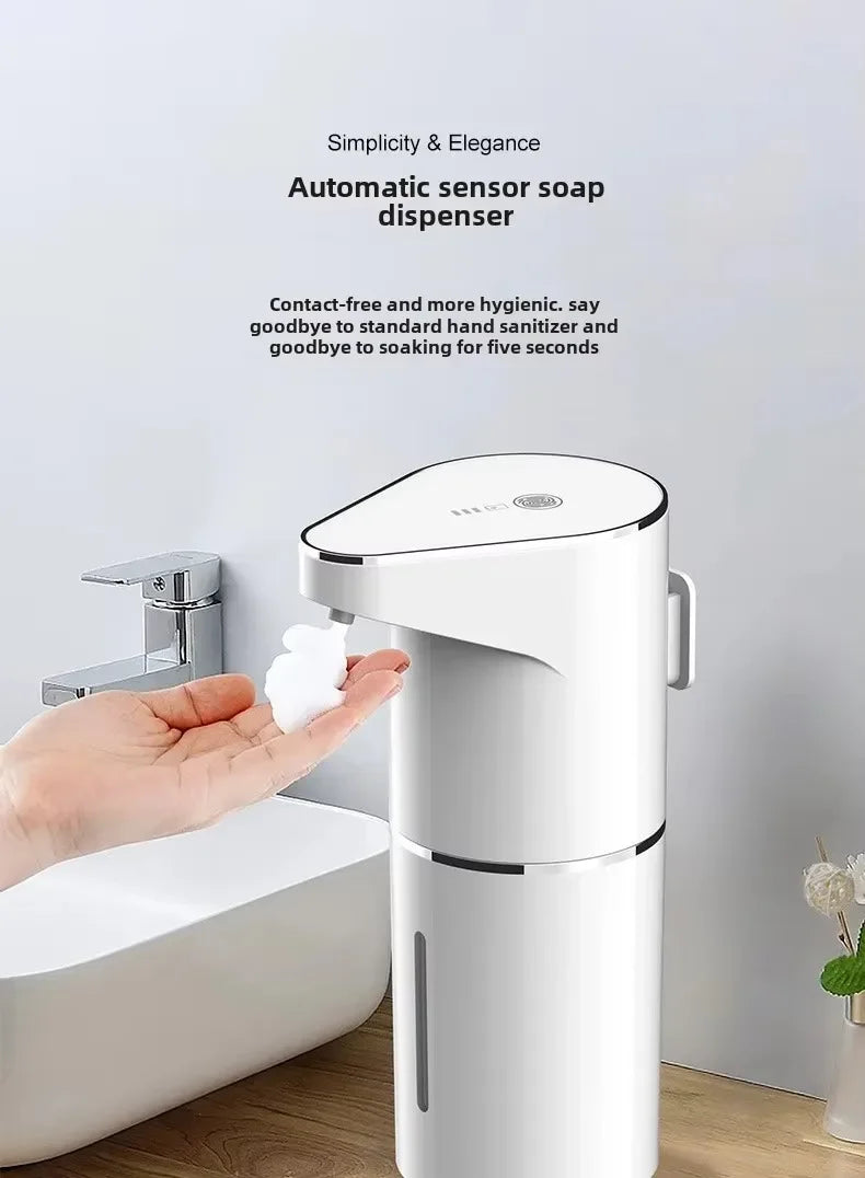 Xiaomi Intelligent Sensor Multi-Speed Contact-Free Wall-Mounted Vertical Hand Sanitizer Bubble Machine USB Charge Soap Dispenser