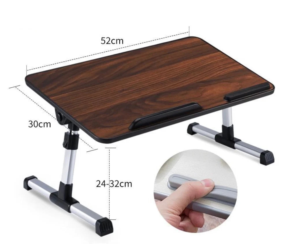 Multi-functional Laptop Desk Portable Adjustable Laptop Stand Study Table Foldable Bed Desk for Bed Sofa Tea Serving Table Stand