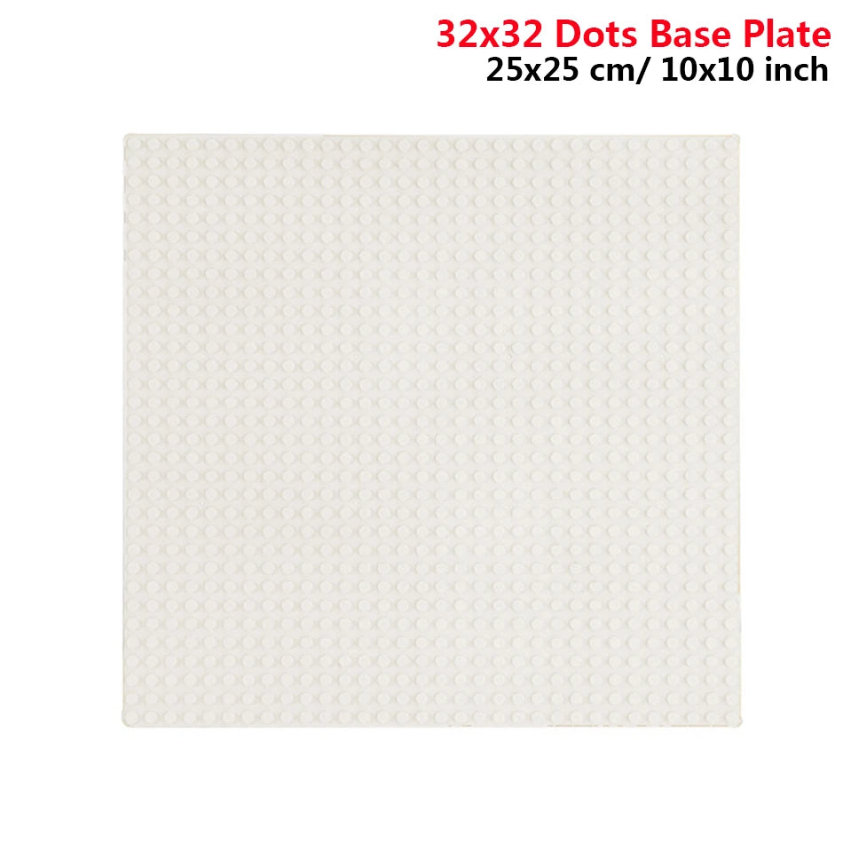 32x32 32x16 Dots Classic Building Blocks Base Plate MOC DIY Small Size Bricks Baseplate Parts for City Figures Children Toys
