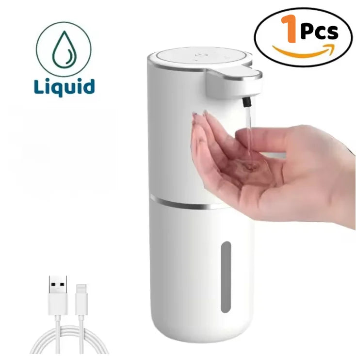 Automatic Smart Sensor Foam Soap Dispenser, Touchless Electric Motion Sensor Faucet with Rechargeable for Kitchen Bathroom