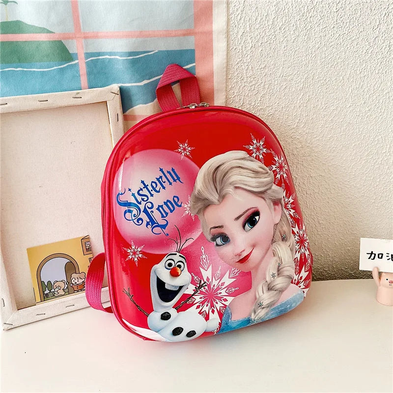 Disney's New Children's Backpack Hard Eggshell Bag Elsa Schoolbag For Girls Large Capacity Back To School